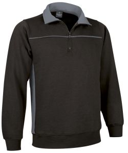 SUDADERA THUNDER NEGRO-GRIS